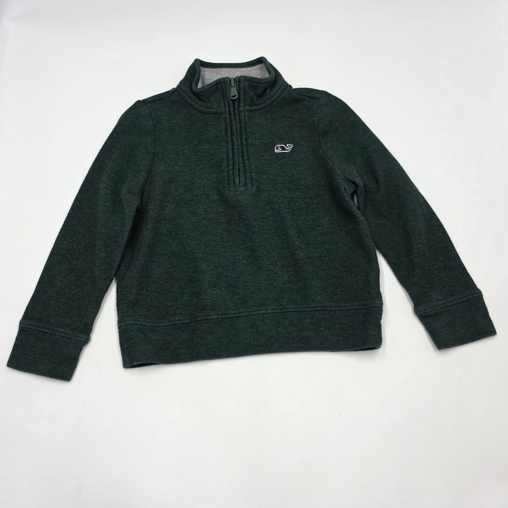 Vineyard Vines boys' green Saltwater 1/4 zip size 2T